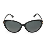 Cat Eye Full Rim Black Sunglasses