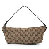 GG Monogram Canvas Web Boat Pochette Small