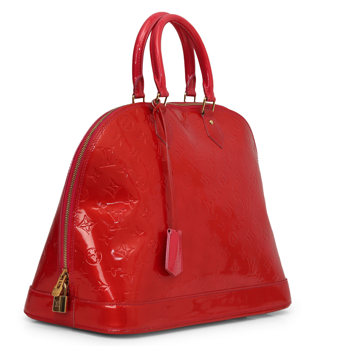 Red Vernis Alma GM Bag