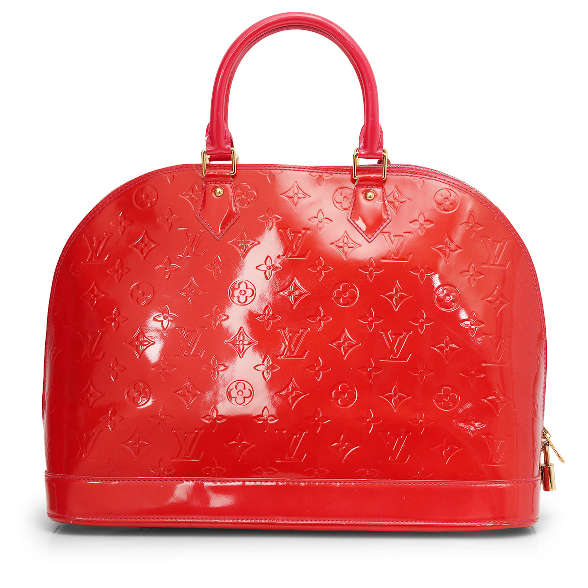 Red Vernis Alma GM Bag