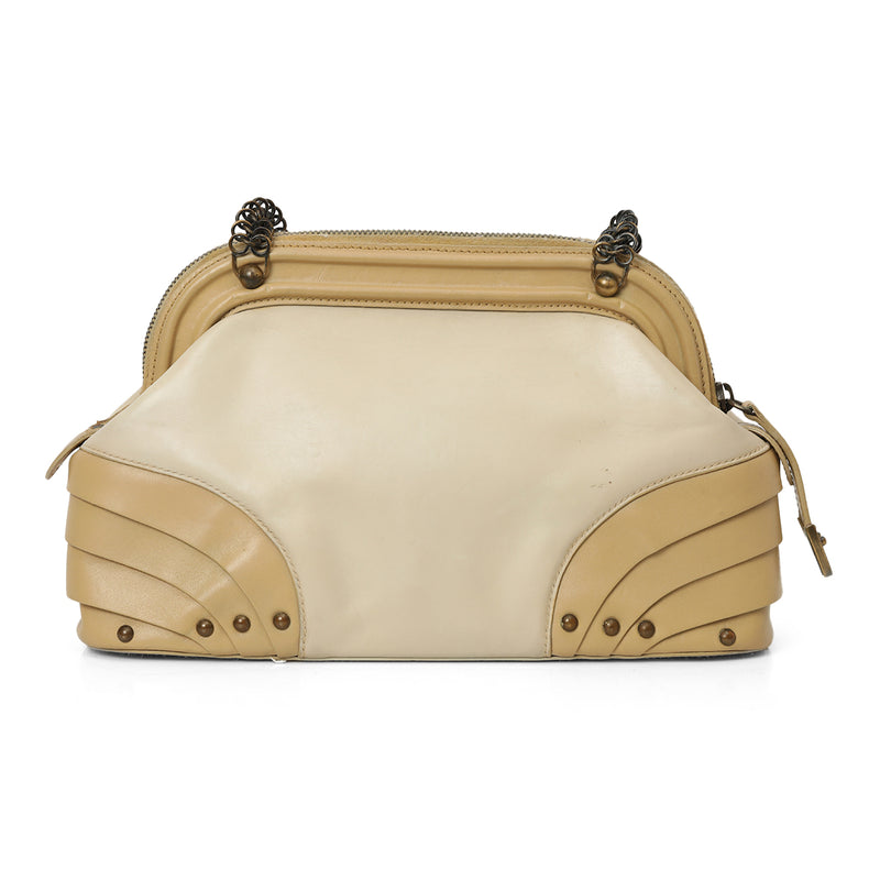 Pre-loved Christian Dior Frame Medium Satchel