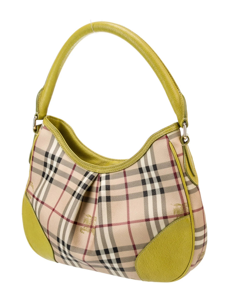 Haymarket Check Hobo Bag One Size