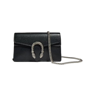 Gucci Dionysus Black Leather Crossbody