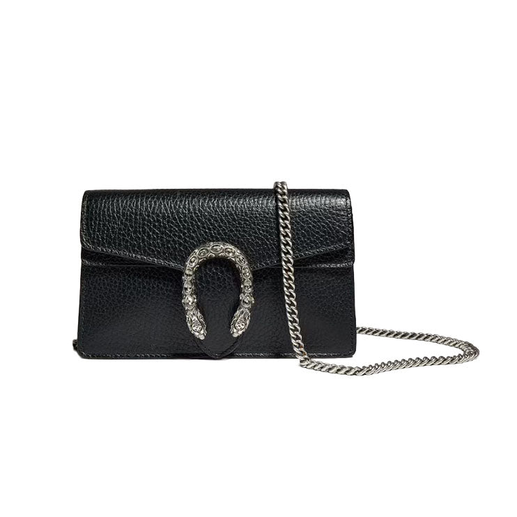 Gucci Dionysus Black Leather Crossbody