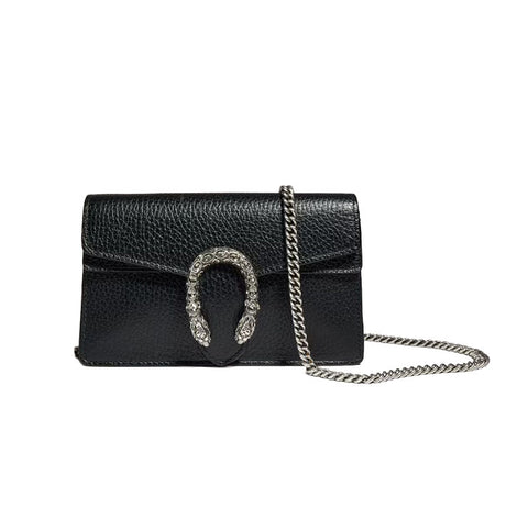 Gucci Dionysus Black Leather Crossbody