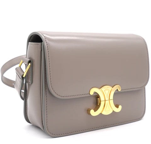 Teen Trionphe Bag In Triomphe Canvas And Calfskin