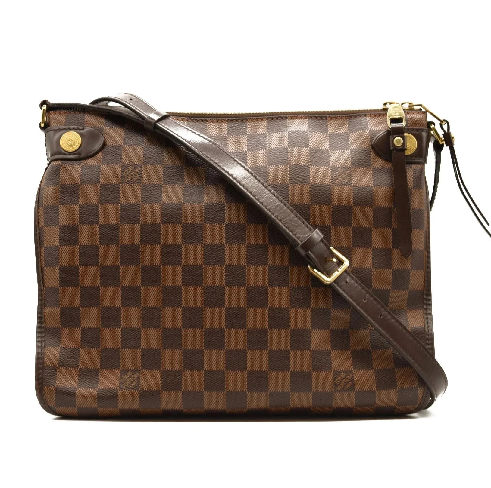 Damier Ebene Canvas Duomo Crossbody Bag