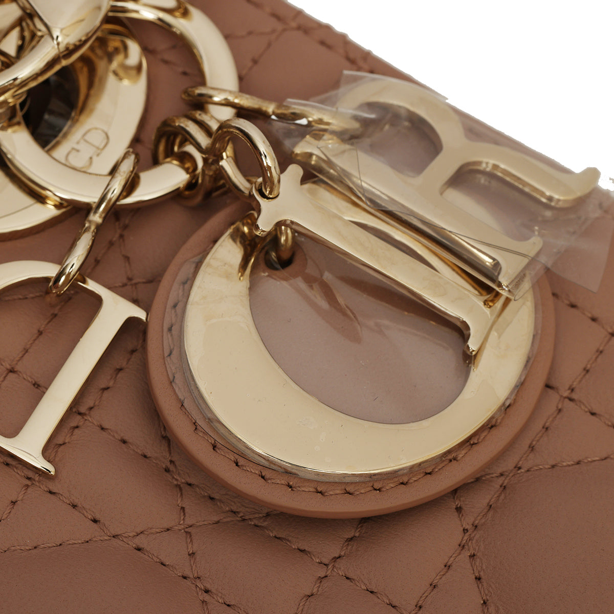 Nude Rose Mini Lady Dior Bag