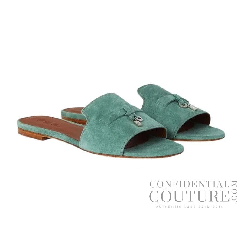Sap Green Summer Charms Sandals- EU 39