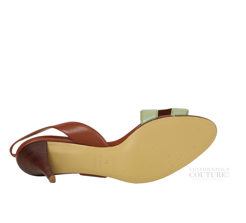 Green/Brown Joy 70 Sandals EU 38.5 | US 8 | UK 5-5.5