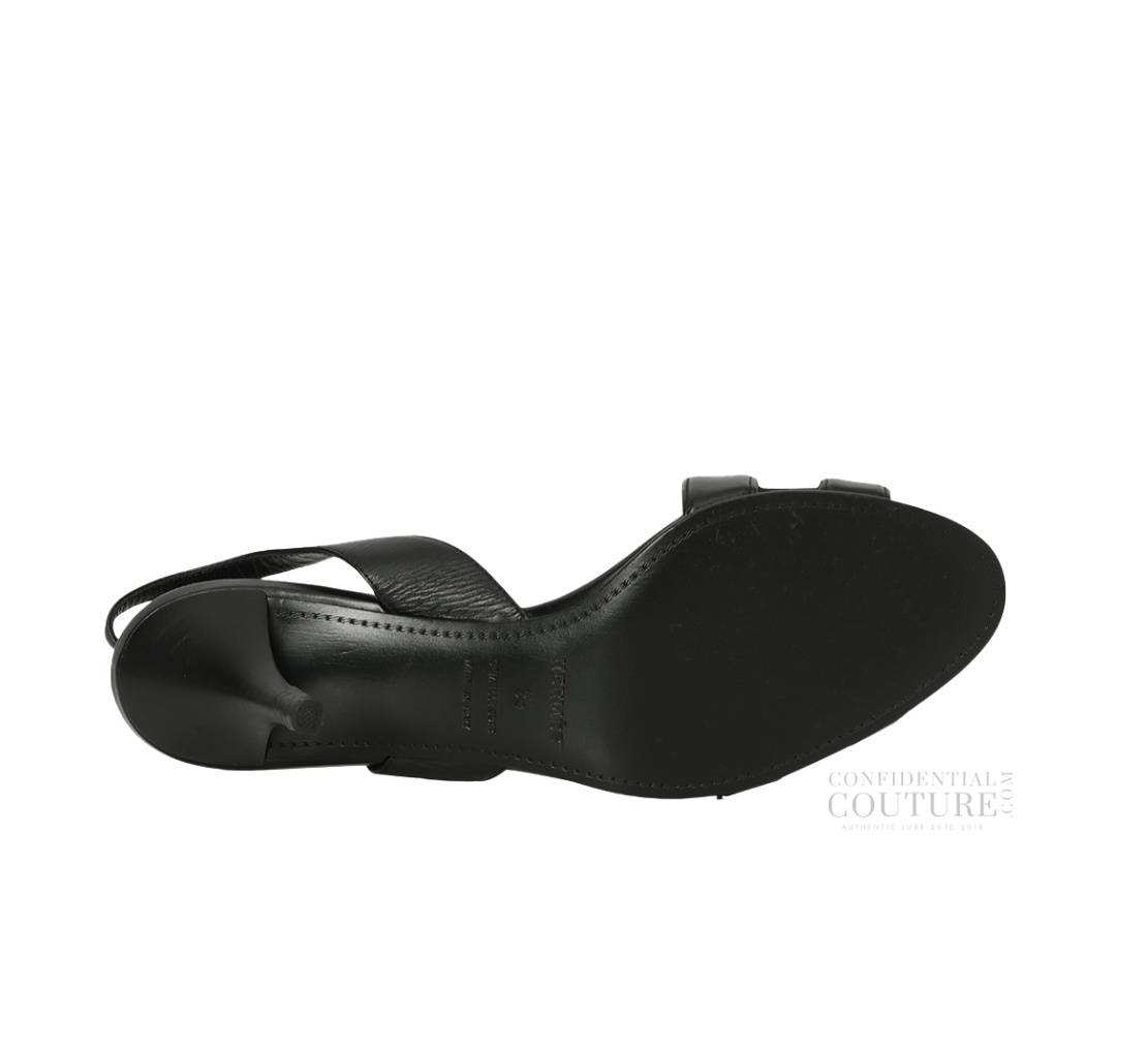 Noir Studded Night Sandals EU 39 | US 8.5 | UK 5.5