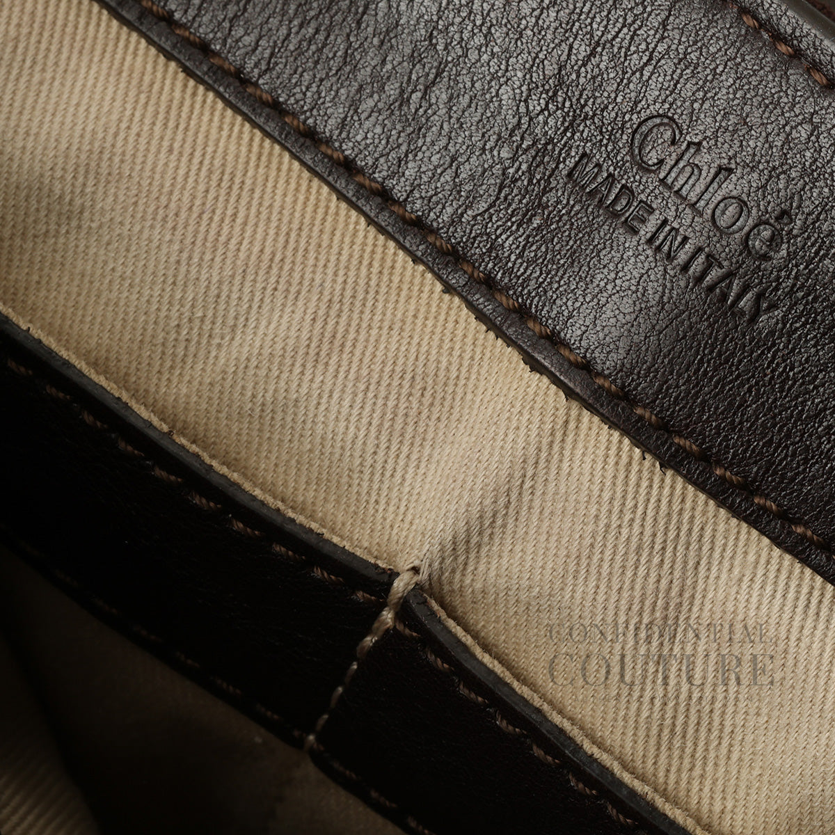 Brown Leather Small Faye Day Bag