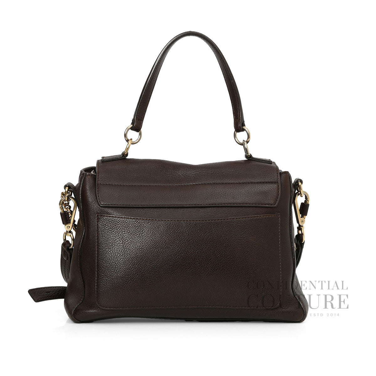 Brown Leather Small Faye Day Bag