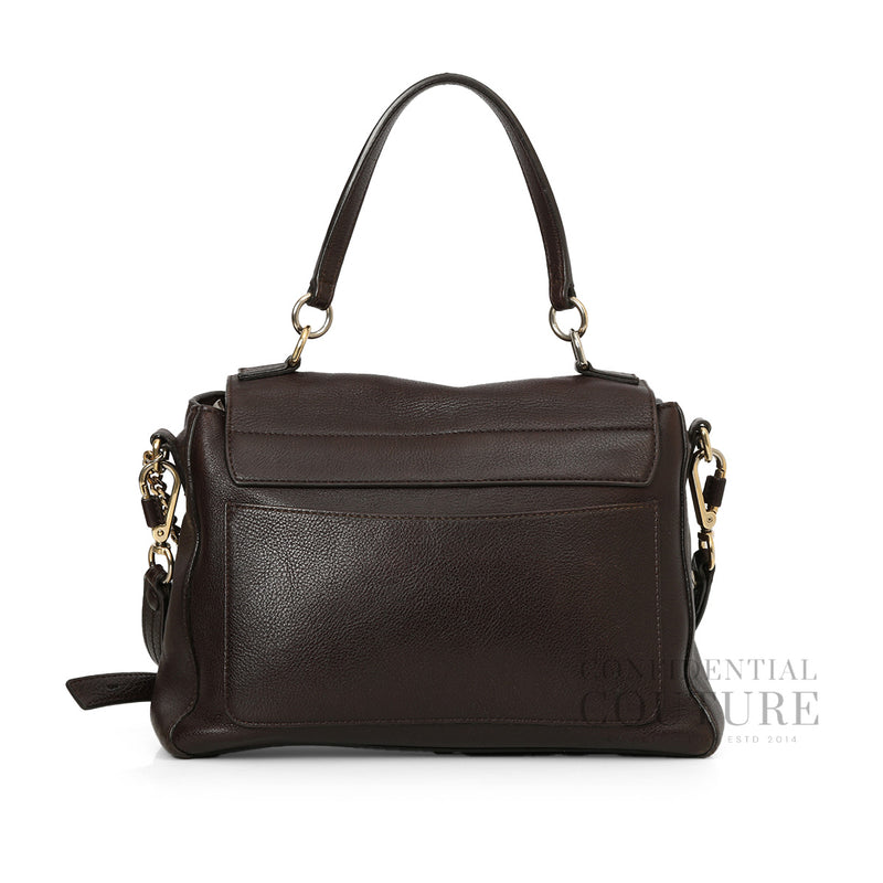 Brown Leather Small Faye Day Bag