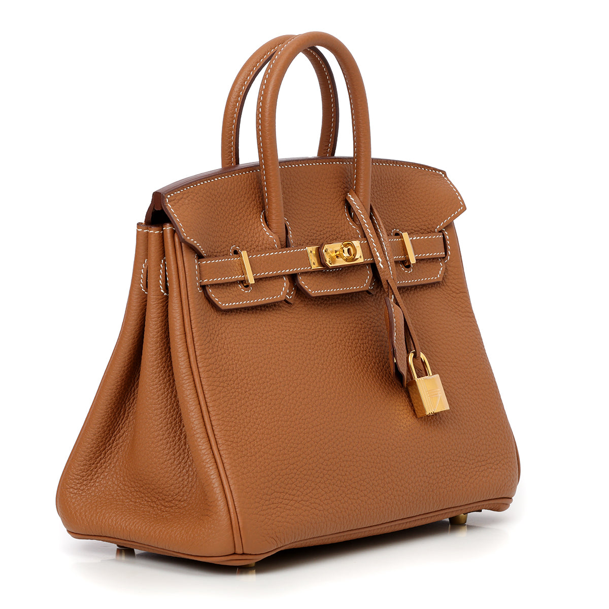 Birkin 25 Gold On Gold In Togo Leather Y Stamp