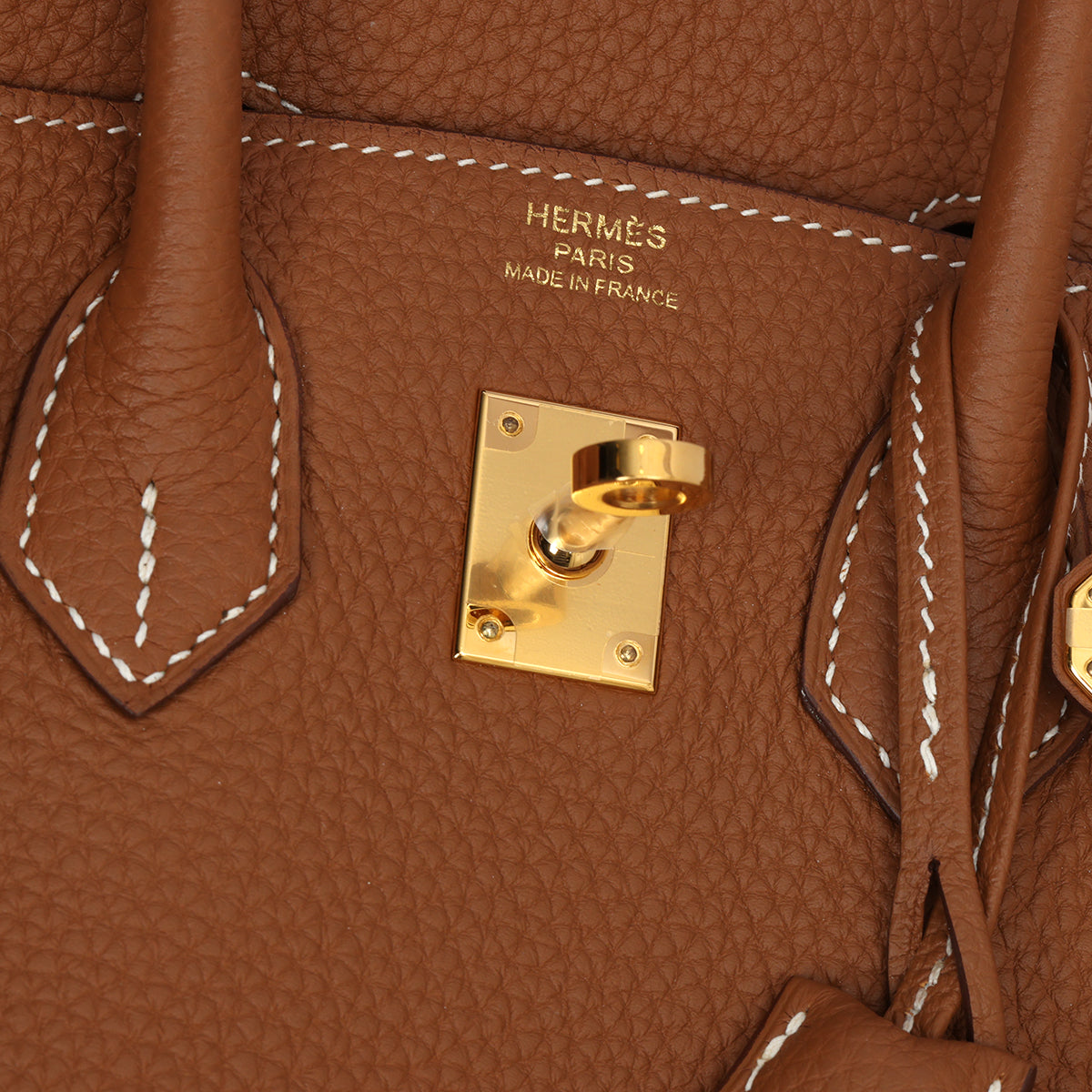 Birkin 25 Gold On Gold In Togo Leather Y Stamp