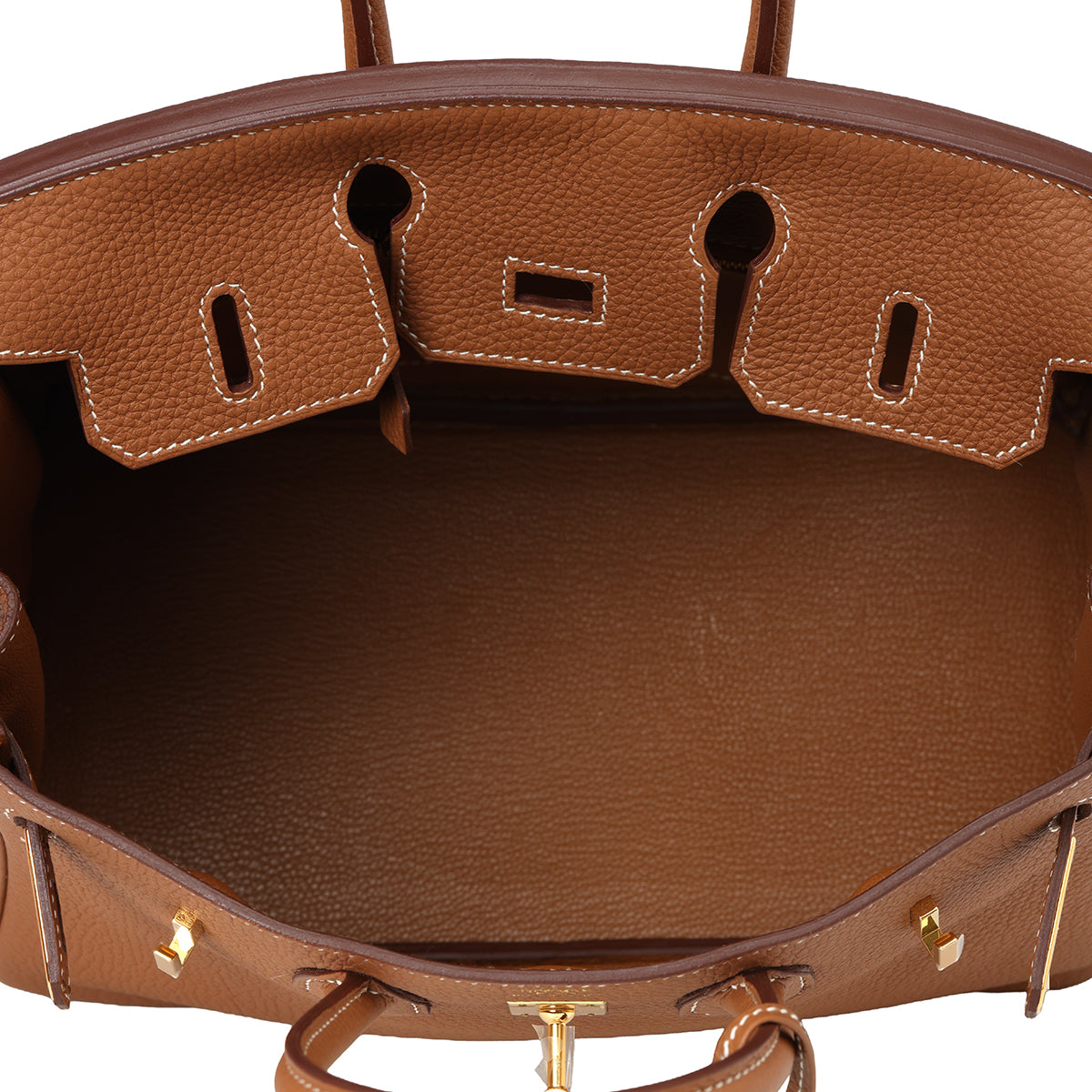 Birkin 25 Gold On Gold In Togo Leather Y Stamp