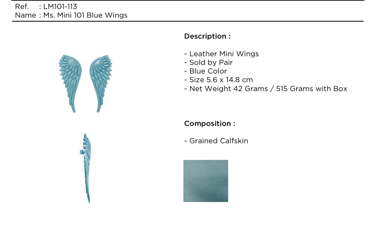 Mini 101 Blue Wings