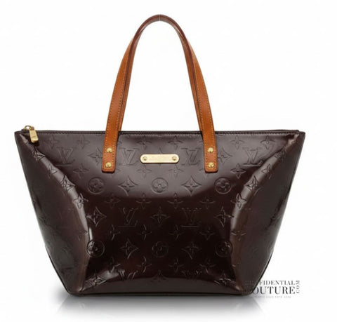 Amarante Monogram Vernis Bellevue PM Bag