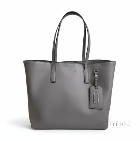 Grey Luggage Tag Tote Bag