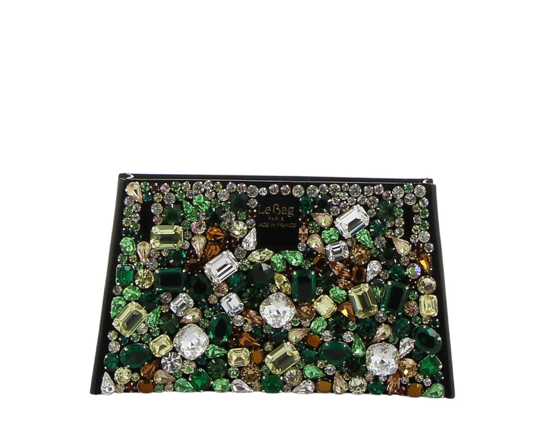 Amazonian Treasure Swarovski Crystals and Calf Suede Kelly Bag Cover