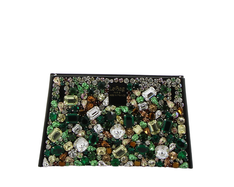 Amazonian Treasure Swarovski® Crystals and Calf Suede Kelly Bag Cover