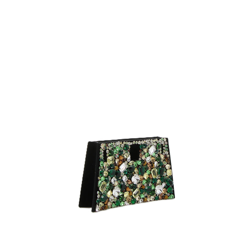 Amazonian Treasure Swarovski Crystals and Calf Suede Kelly Bag Cover
