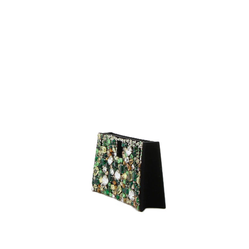 Amazonian Treasure Swarovski Crystals and Calf Suede Kelly Bag Cover