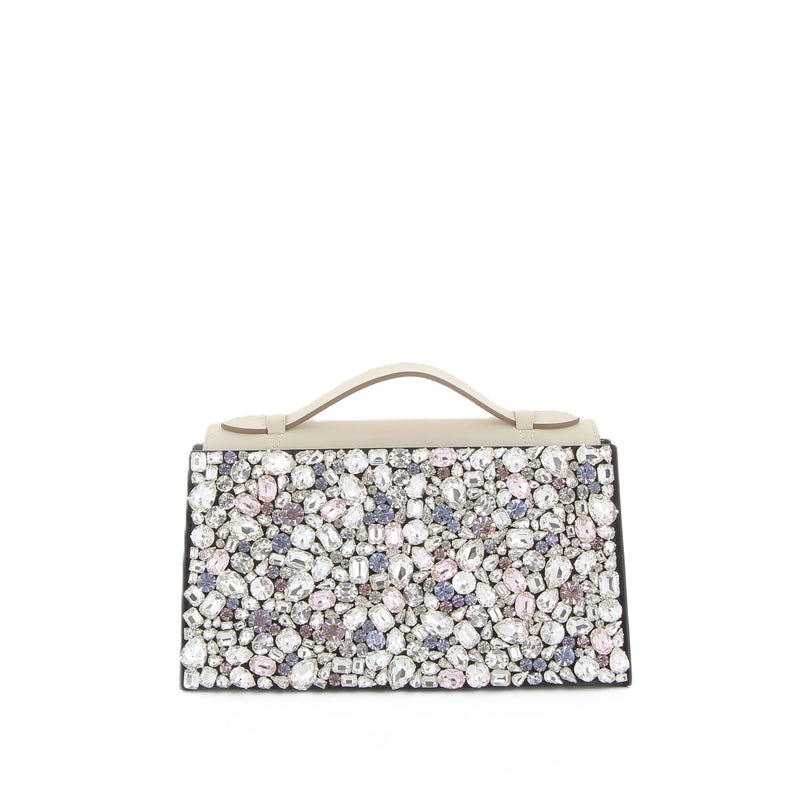 Diamond Treasure Swarovski Crystals and Calf Suede Kelly Cover
