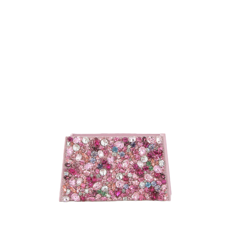 Rose Treasure Swarovski® Crystals and Calf Suede Leather Birkin | Kelly Cover