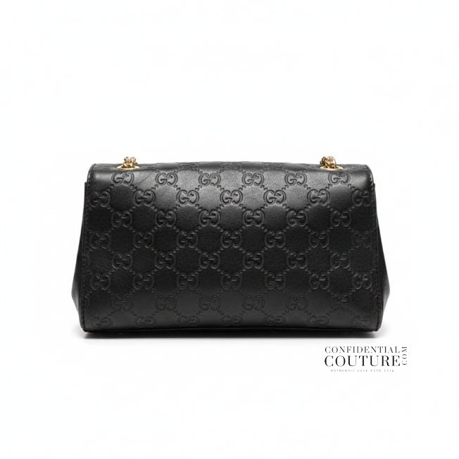 Black Horsebit Emily Small chain Bag