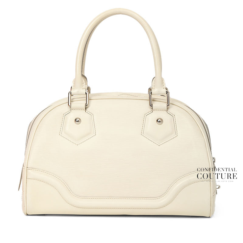 Bowling Montaigne Ivorie Epi Leather PM Bag