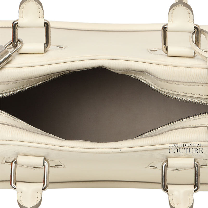 Bowling Montaigne Ivorie Epi Leather PM Bag