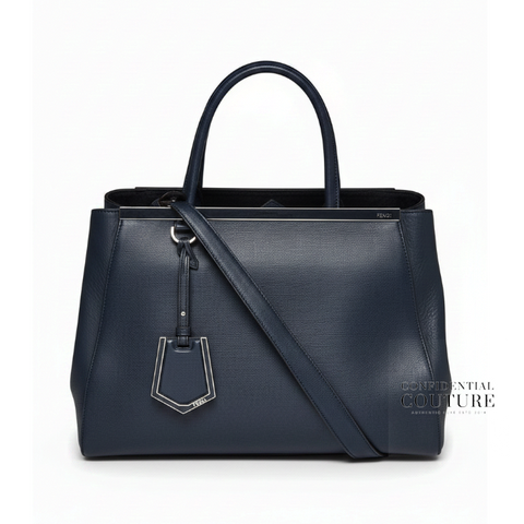Navy Medium 2jours Tote Bag