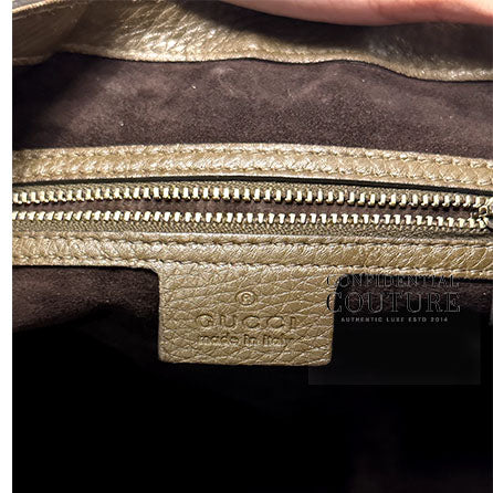 Brown Medium Python Jackie Shoulder Bag