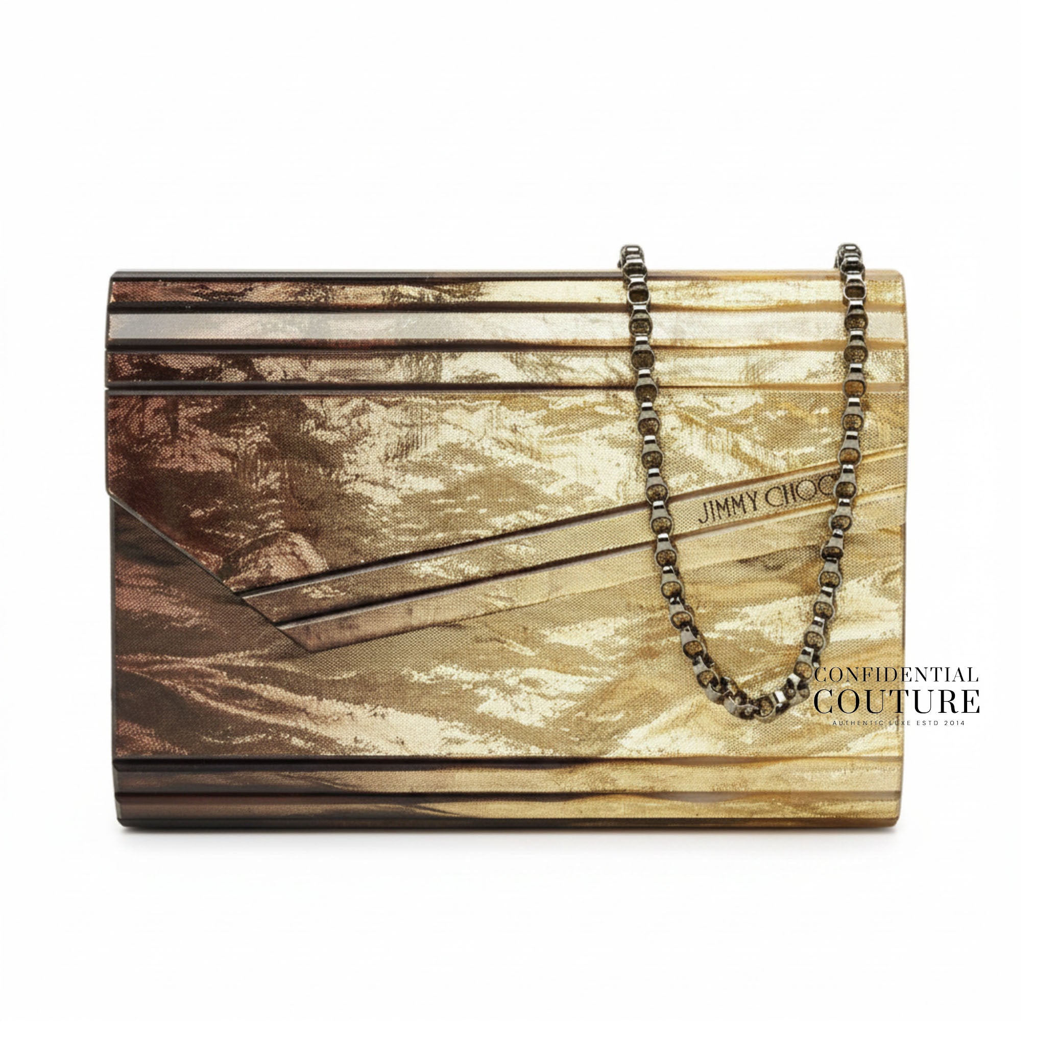 Brown/Gold Ombre Foil Effect Candy Bag