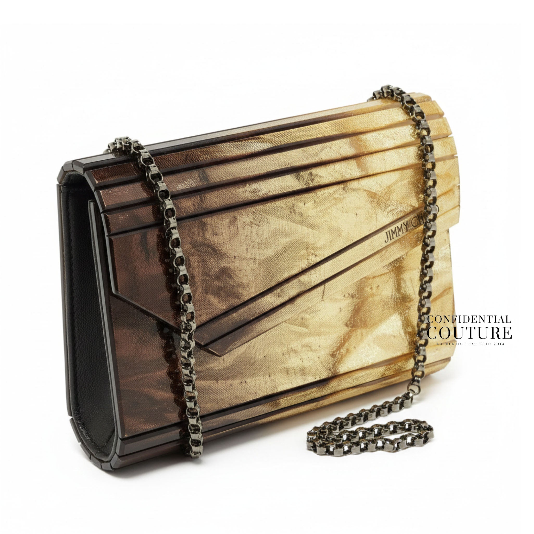 Brown/Gold Ombre Foil Effect Candy Bag