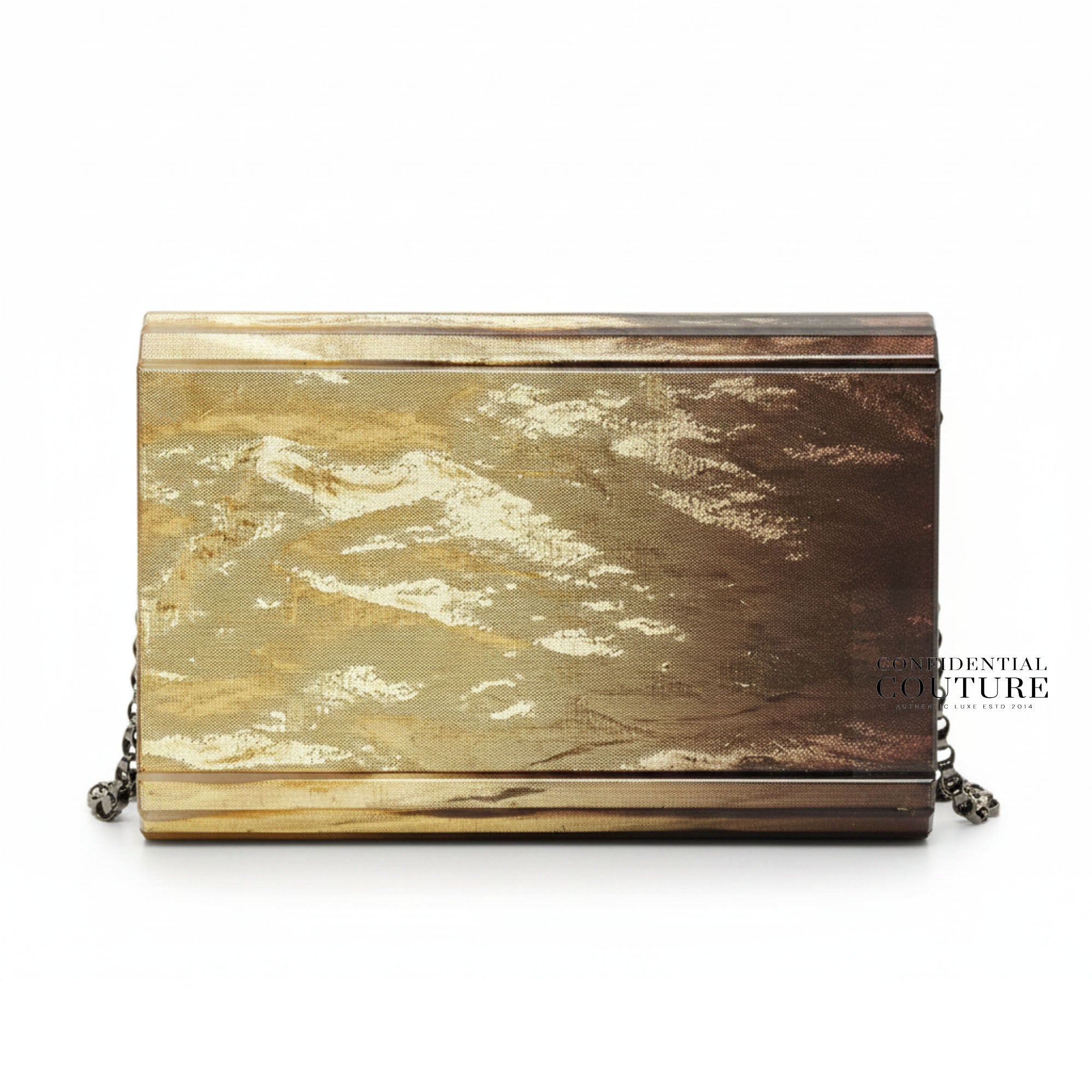 Brown/Gold Ombre Foil Effect Candy Bag