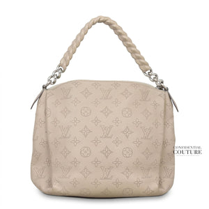 Galet Monogram Mahina Babylone Chain Leather BB Bag