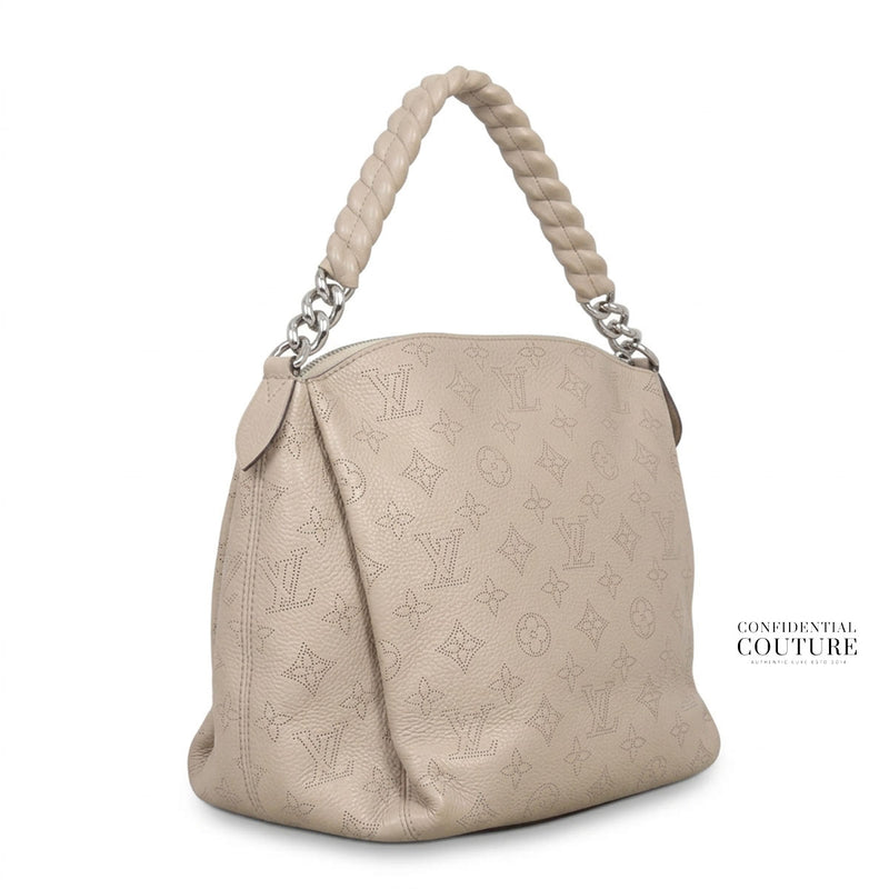 Galet Monogram Mahina Babylone Chain Leather BB Bag