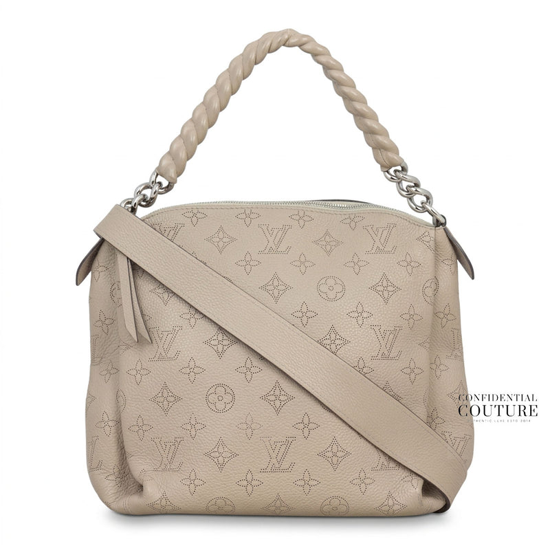 Galet Monogram Mahina Babylone Chain Leather BB Bag