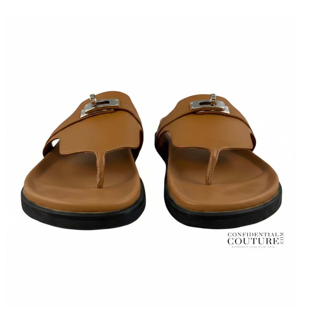 Empire Tan Leather Sandals EU 39 | US 8.5 | UK 5.5