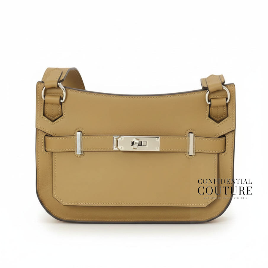Jypsiere Mini Bandouliere 2D Dune Bag In Swift Leather With Palladium Hardware | 2026