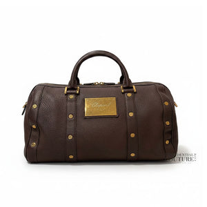Boston "L" Brown Leather Bag