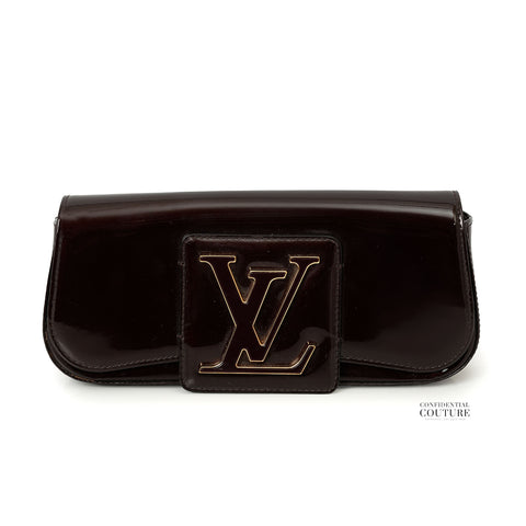 Amarante Monogram Vernis Pochette Sobe Clutch Bag