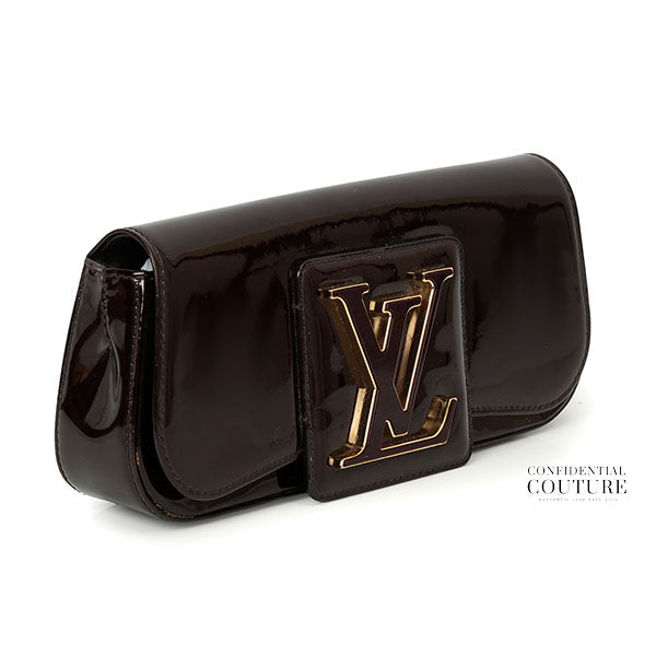 Amarante Monogram Vernis Pochette Sobe Clutch Bag