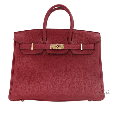 Rouge Grenat Togo Birkin 25 Gold Hardware, 2016