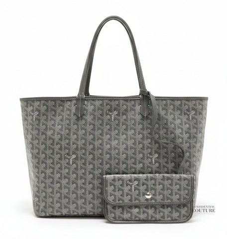 Grey Anjou Reversible Tote PM Bag