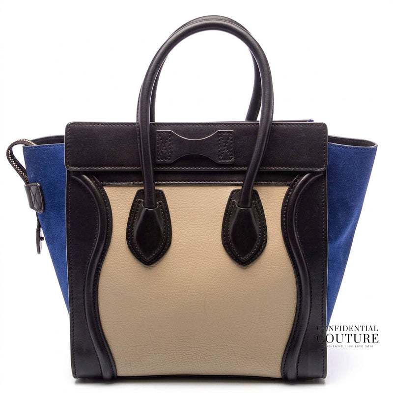 Tricolor Mini Luggage Tote