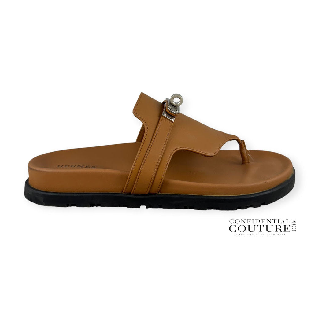 Empire Tan Leather Sandals EU 39 | US 8.5 | UK 5.5